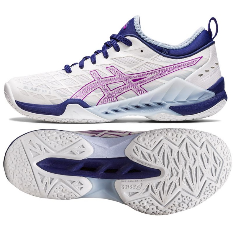 Asics Blast Ff 3 W 1072A080 100 Handballschuhe weiß 1
