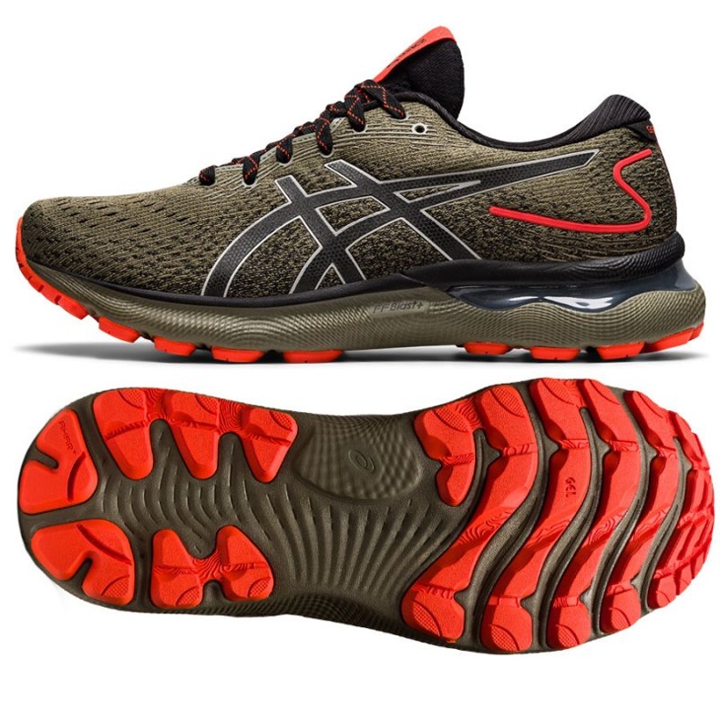 Asics Gel-Nimbus 24 TRail M 1011B571 300 Laufschuhe grün grün 1