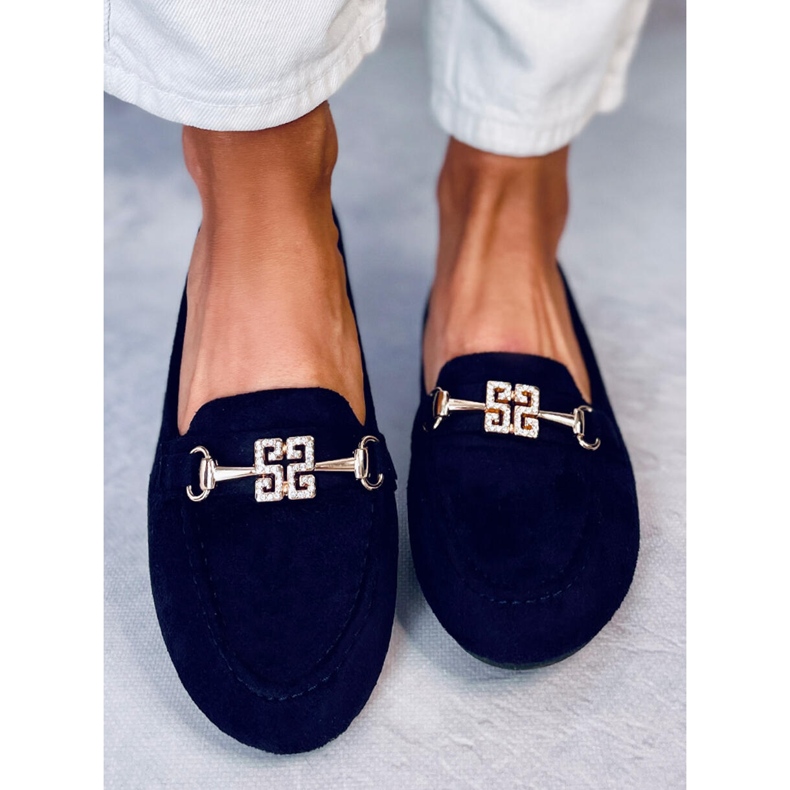 Damen-Slipper Chloe Navy blau 1
