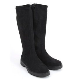 Damenreitstiefel Carina Negro schwarz 1
