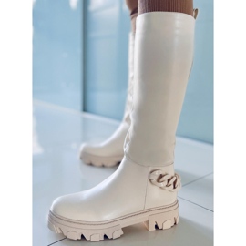 Reitstiefel von Haylie Beige 1
