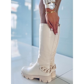 Reitstiefel von Haylie Beige 2