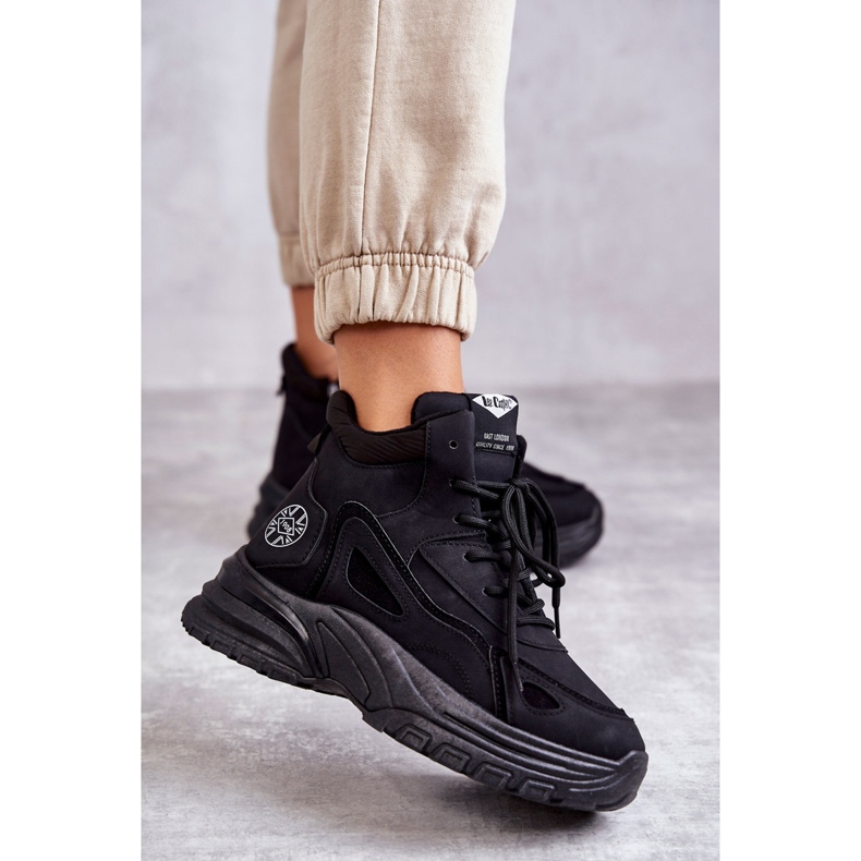 Stiefel auf der Plattform Lee Cooper LCJ-22-44-1353L Black schwarz 2