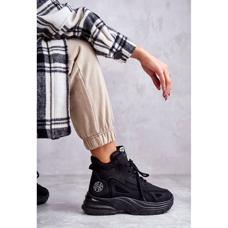 Stiefel auf der Plattform Lee Cooper LCJ-22-44-1353L Black schwarz 1