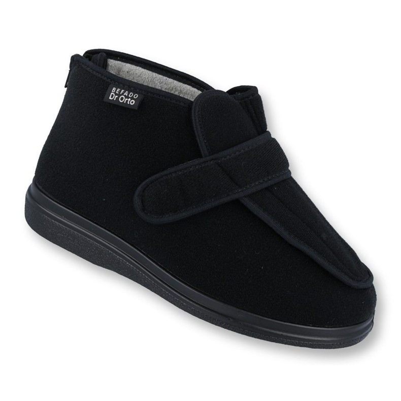Dr.orto Befado Männerschuh 987M002 empfindliche Füße Schwarz Silbereinsatz 3