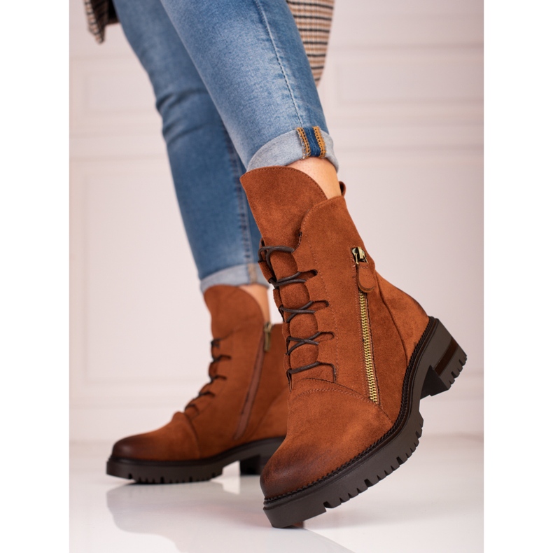 W. Potocki Potocki Wildledertaschen für Damen braun 1