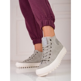 Damen Big Star EE274114 Turnschuhe grau 1