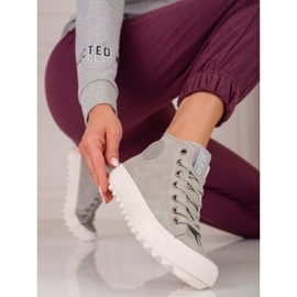 Damen Big Star EE274114 Turnschuhe grau 2