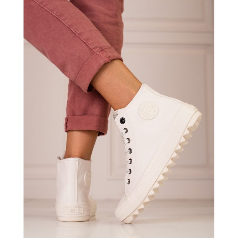 Damen Big Star EE274108 Turnschuhe weiß 1