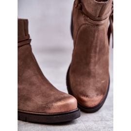 Damen Wildlederstiefeletten Maciejka 05720-14 Hellbraun 2