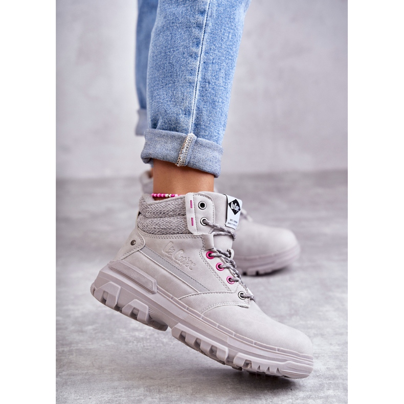 Warme Damenstiefel Lee Cooper LCJ-22-01-1373 Grau 2