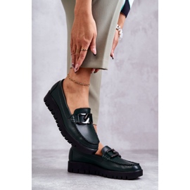 Sergio Leone Loafer auf der Plattform Green Kjersti grün 2