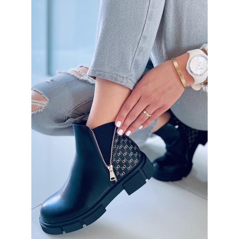 BM Ariana Schwarze Jodhpur-Stiefel 2