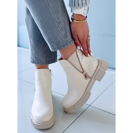 Ariana Beige Jodhpur-Stiefel 2