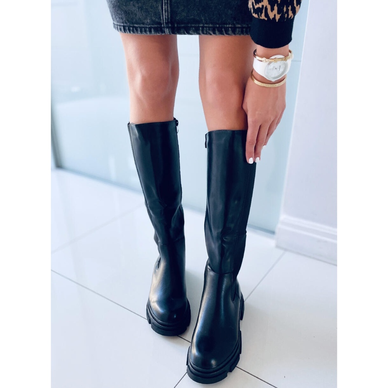 Skylar Schwarze Damenstiefel 1