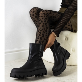 Schwarze Amado-Stiefel für Damen 1