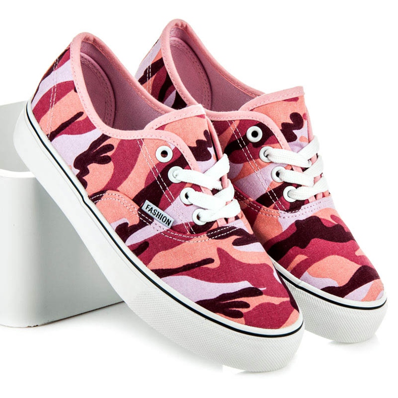 L&H Camo-Sneaker zum Schnüren mehrfarbig 1