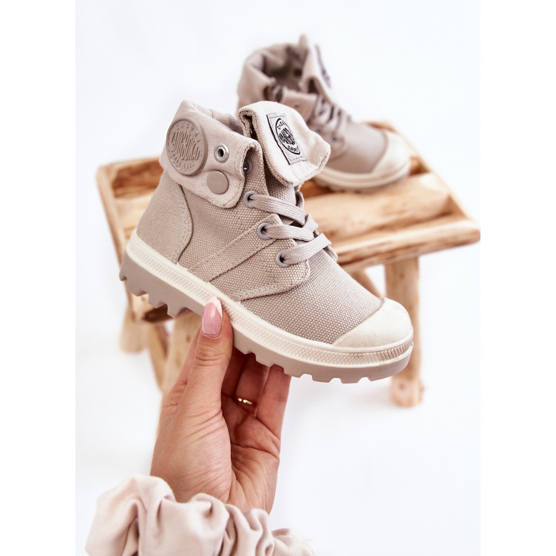 FB3 High-Top-Sneaker für Kinder Grau Tobby beige 1