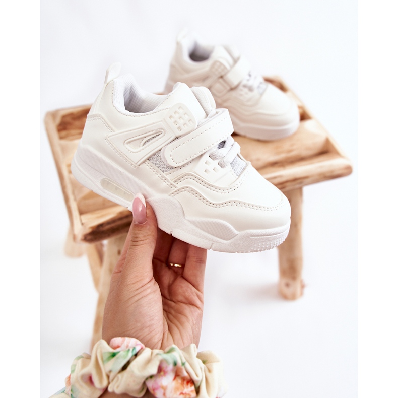 FR1 Sportschuhe aus Leder für Kinder Weiß Marisa 1