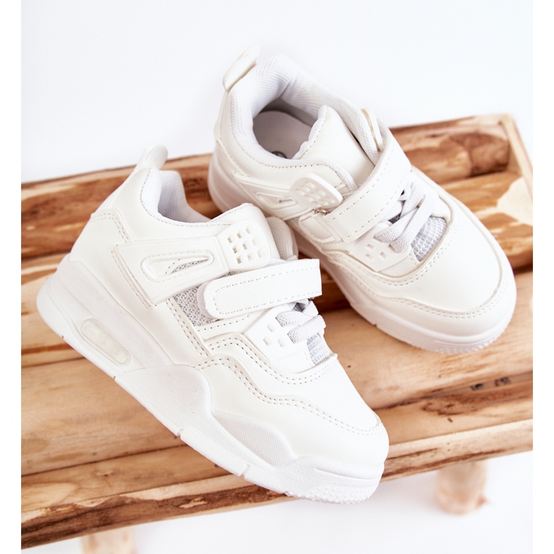 FR1 Sportschuhe aus Leder für Kinder Weiß Marisa 2