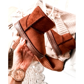 FR1 Kinder Warme Stiefel Schneestiefel Brown Gooby braun 1