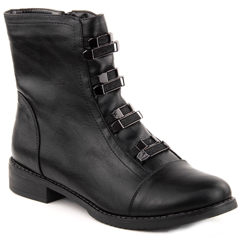 Schwarze isolierte Damenstiefel Jezzi 1