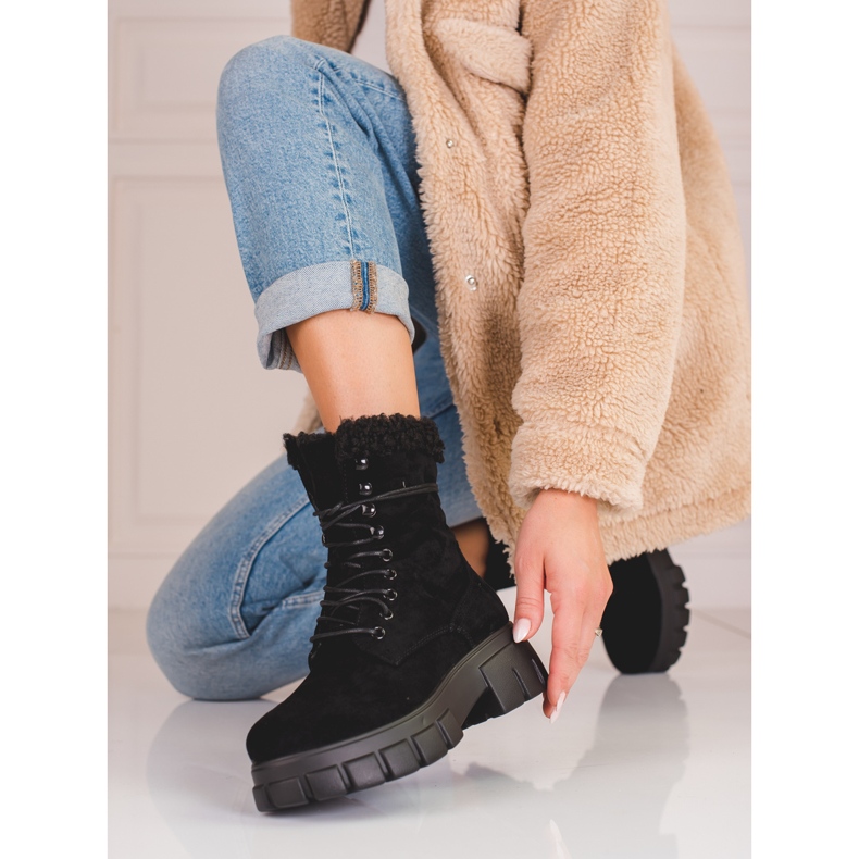 Women's Shelovet isolierte schwarze Arbeiterinnen 2