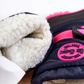 Isolierte Schneestiefel für Kinder Lee Cooper LCJ-21-44-0522 Fuchsia schwarz marineblau rosa 1