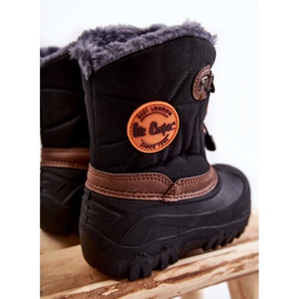 Schwarze isolierte Schneestiefel für Kinder Lee Cooper LCJ-21-44-0524 1