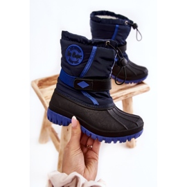 Warme Schneeschuhe für Kinder Lee Cooper LCJ-21-44-0522 Marineblau schwarz 2