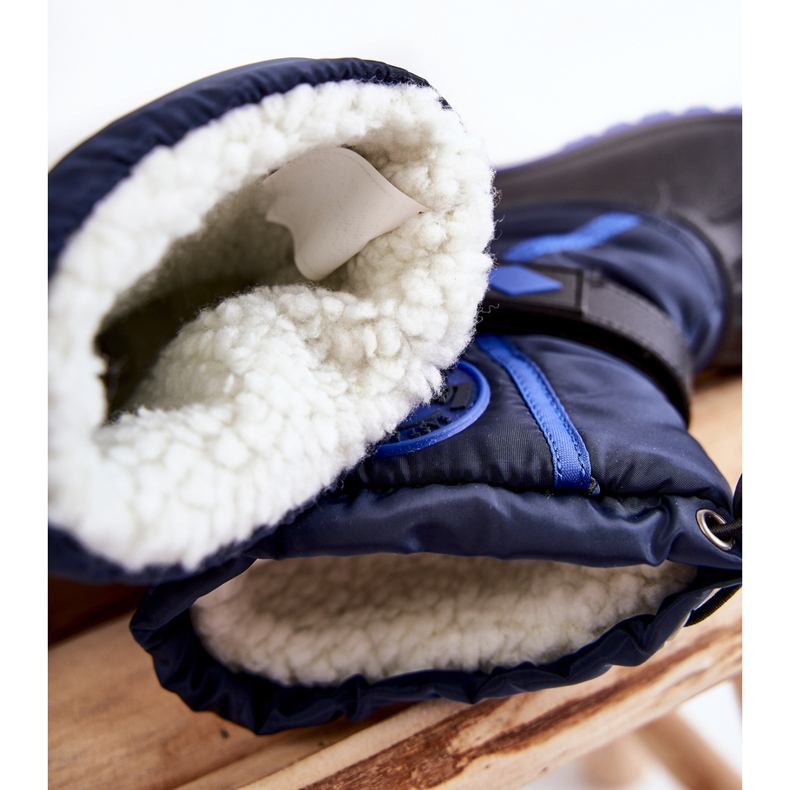 Warme Schneeschuhe für Kinder Lee Cooper LCJ-21-44-0522 Marineblau schwarz navy blau 1