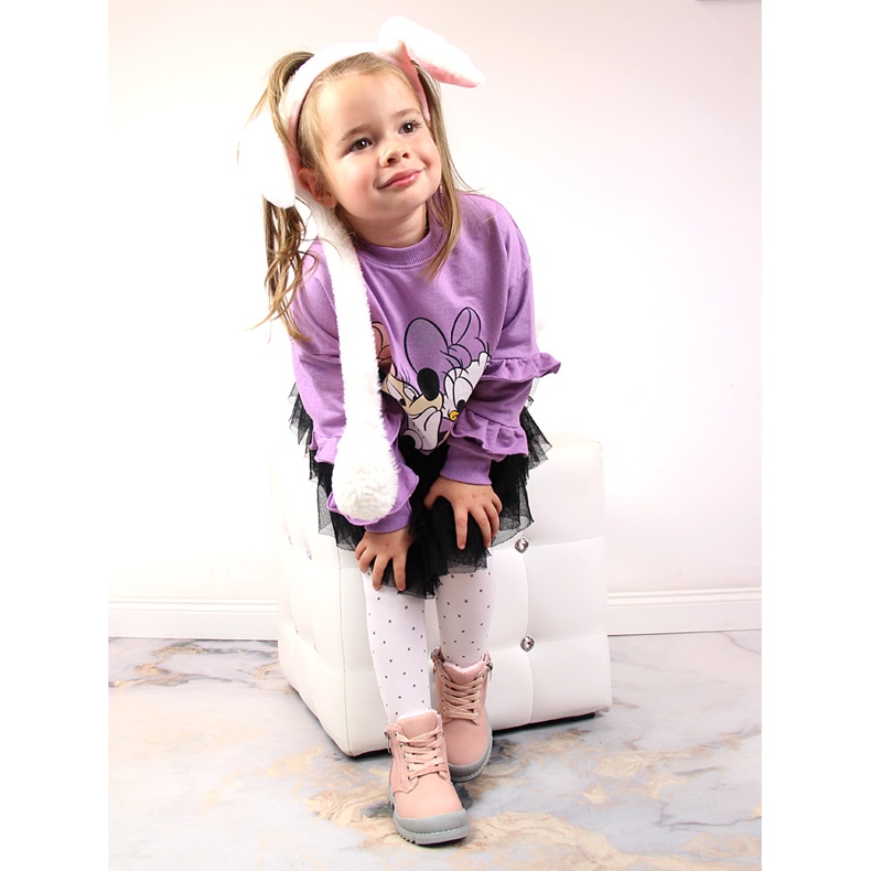 Stiefel Mädchen rosa gefütterte Stiefel NEWS 1