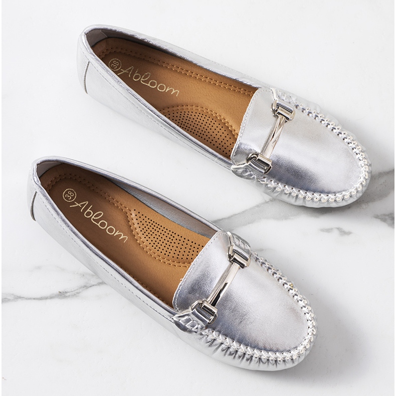 BM Silberne Maolo-Slipper silber- 2