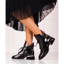 Elegante schwarze Shelovet-Stiefel für Damen 2