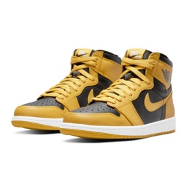 Kaufen Sie Nike Air Jordan 1 Retro High Og M 555088-701 schwarz gelb 3
