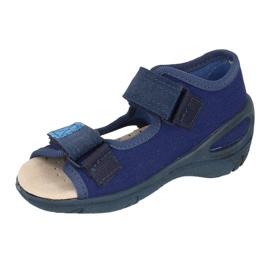 Befado Kinderschuhe VPE 065P170 navy blau blau 1