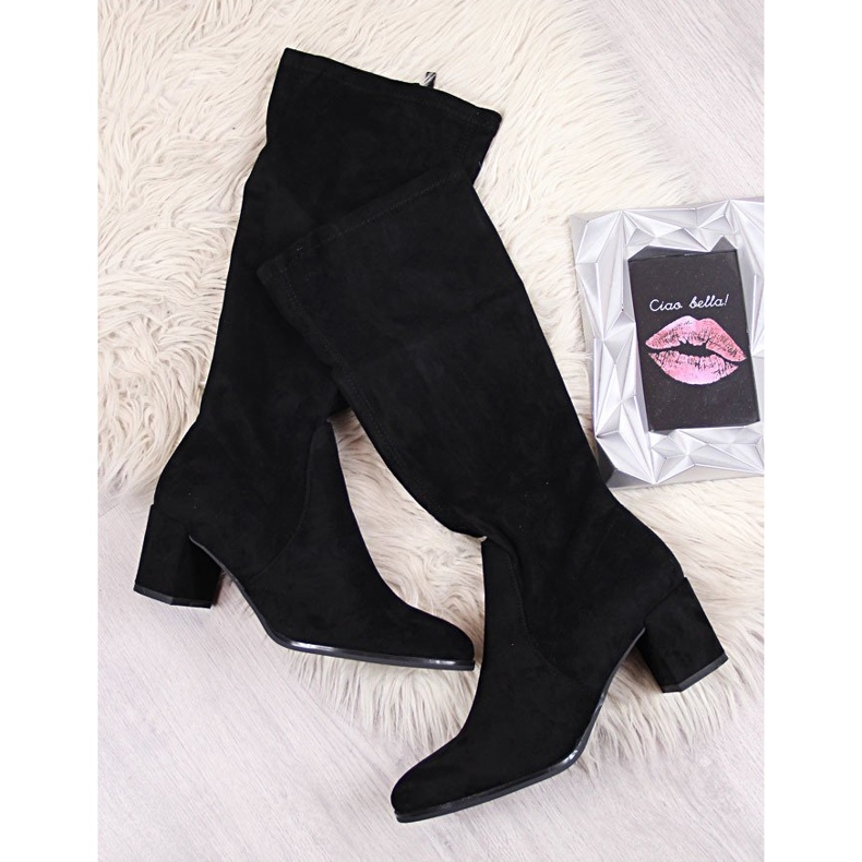 Damenstiefel auf der Post schwarz Sergio Leone 1