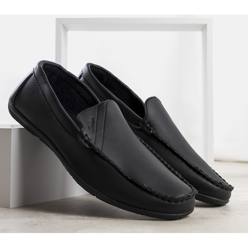Schwarze Hogar-Loafer für Herren 1