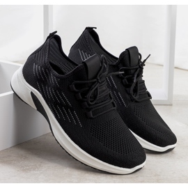 Brownle schwarz-weiße Sportschuhe 1