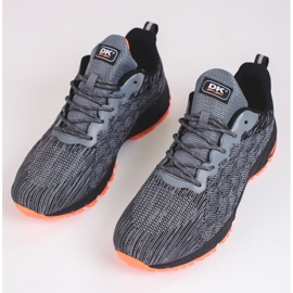 DK graue Herren Sportschuhe schwarz 2