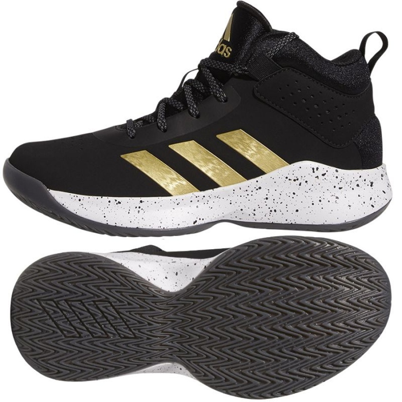 Adidas Cross Em Up 5 K Wide GX4790 Basketballschuhe schwarz schwarz 1