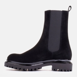 Marco Shoes Stiefeletten aus Wildleder schwarz 2