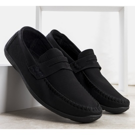 Schwarze Pearse Herren-Slipper 1