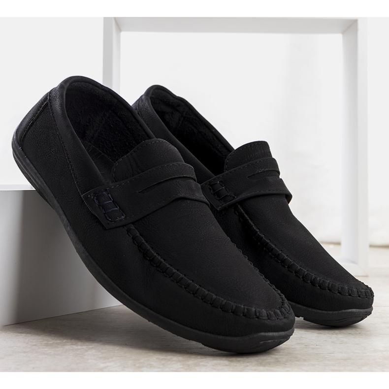 Schwarze Pearse Herren-Slipper 1