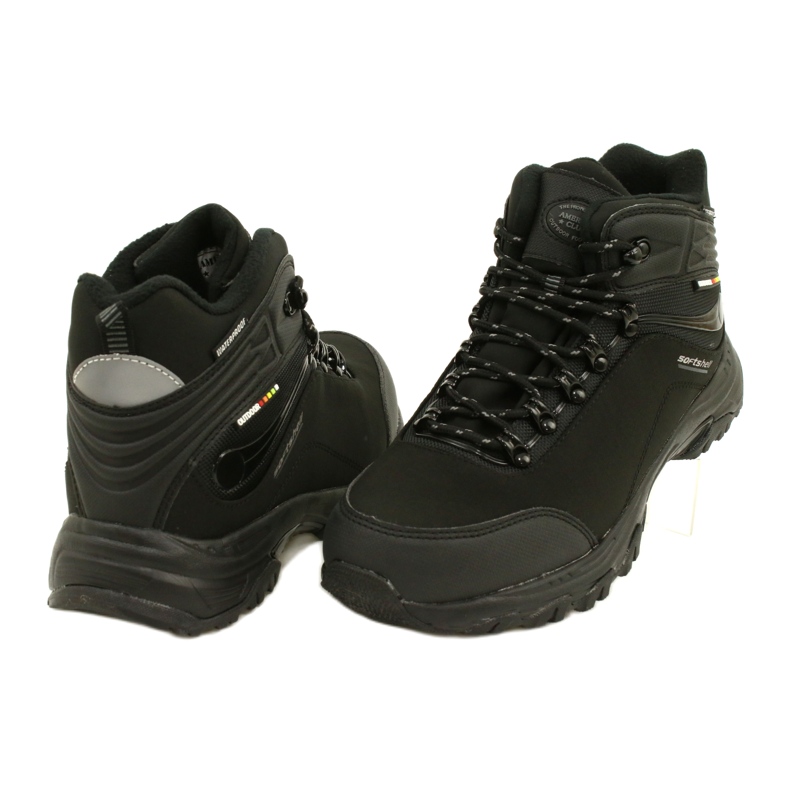 American Club Amerikanische Trekking-Winterschuhe Softhell WT53 Schwarz 4
