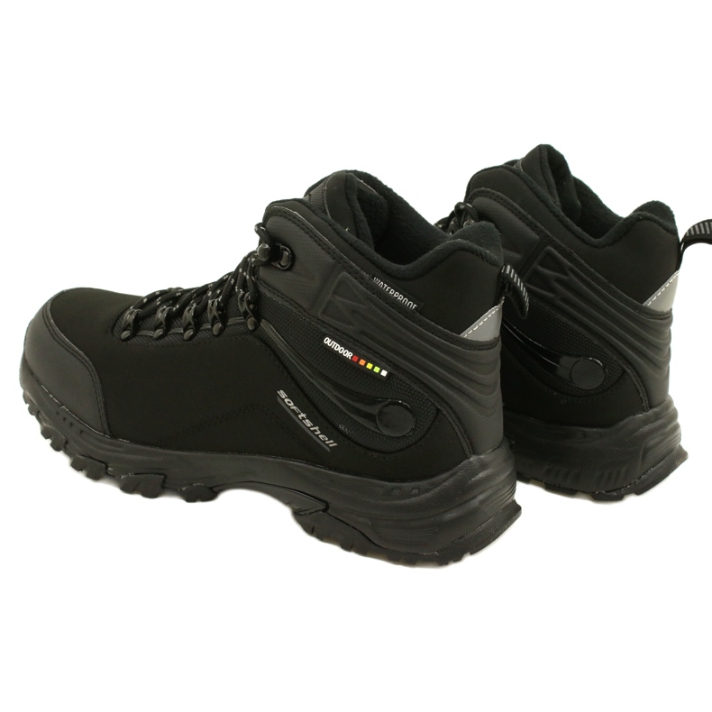 American Club Amerikanische Trekking-Winterschuhe Softhell WT53 Schwarz 5