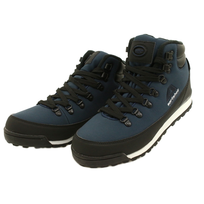American Club Amerikanischer Trekking-Winterstiefel mit WT61-Membran, marineblau schwarz 2