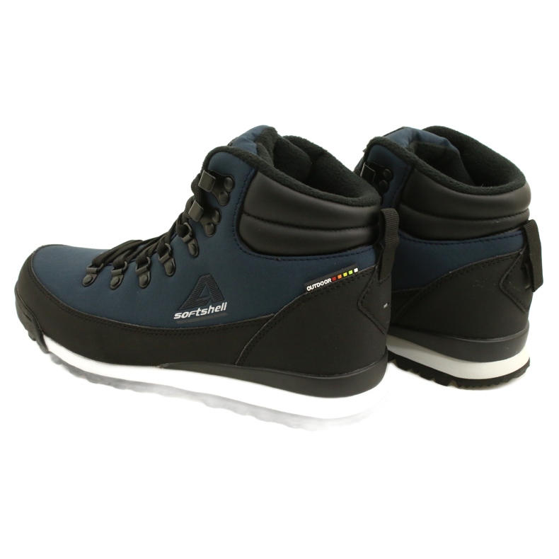 American Club Amerikanischer Trekking-Winterstiefel mit WT61-Membran, marineblau schwarz 3