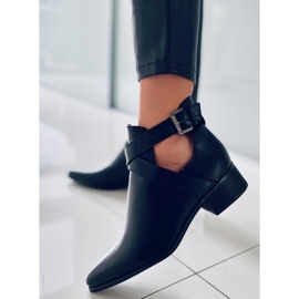 PA1 Hewitt Black Boots ausschneiden schwarz 1