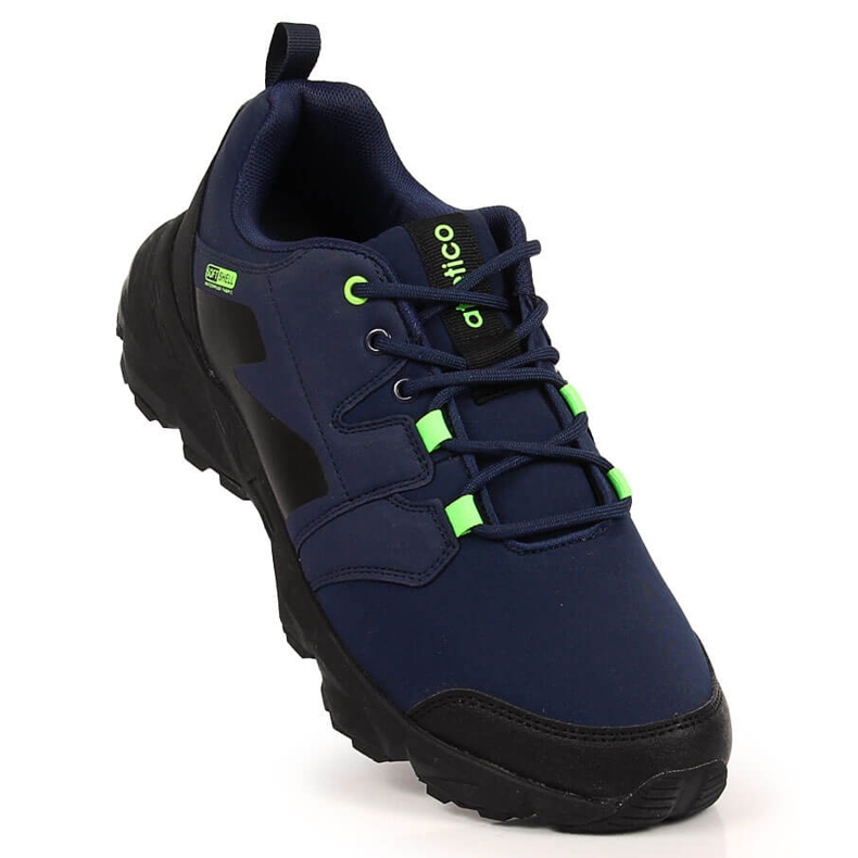 Atletico marineblaue wasserdichte Trekkingschuhe für Herren navy blau 1